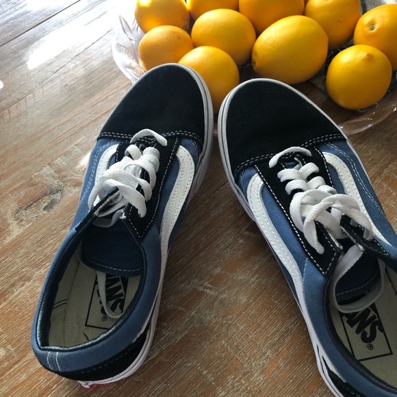 Vans old skool blue like new SOLD on mercari - Picture 3 of 5